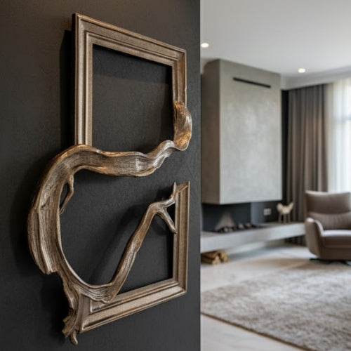 DRIFTWOOD FRAME METAL BRASS