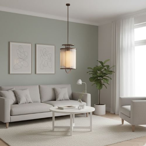 PENDANT LAMP  BRUSHED BRONZE STAINLESS