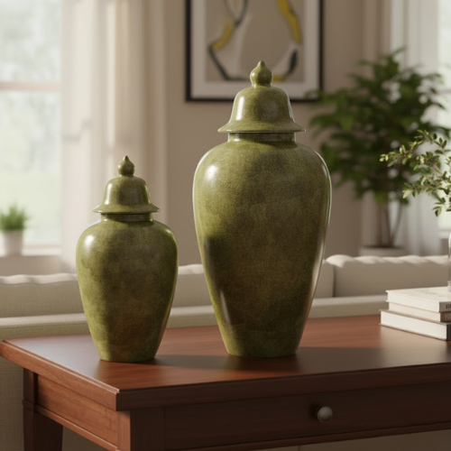 VASE MINT COLOR JAR