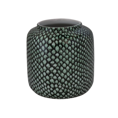 VASE SNAKE SKIN DESIGN
