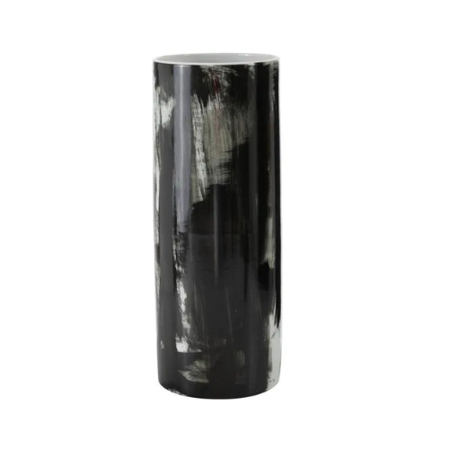 HANDPAINTED ANIMAL PORCELEIN VASE