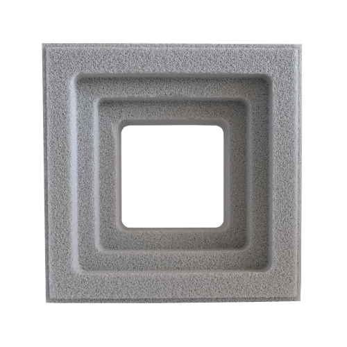 Breeze Blocks Square in Square White