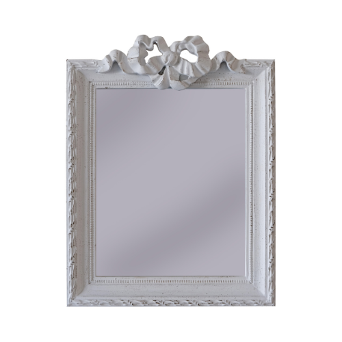 MIRROR RECTANGULAR STONE GRAY