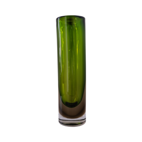 VASE GREEN GLASS