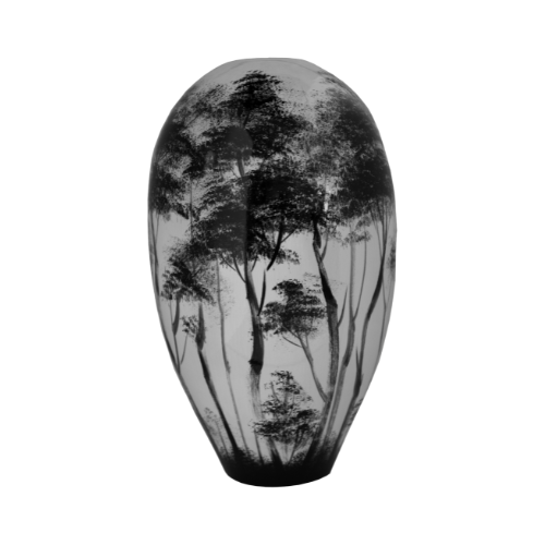 VASE DESIGN BLACK AND WHITE