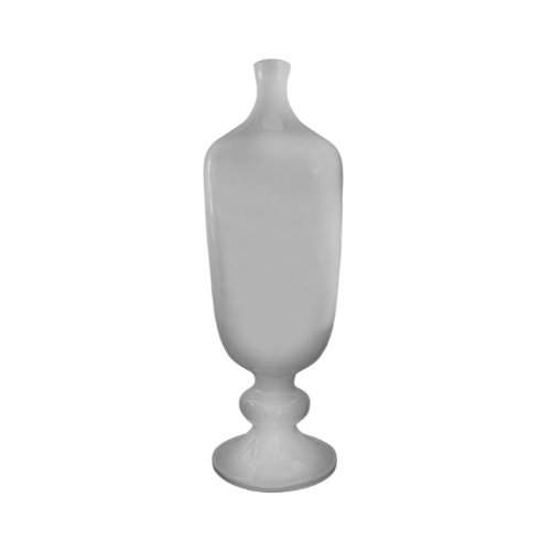 VASE OVAL WHITE