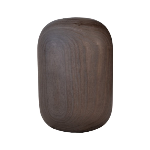 WOODEN BROWN VASE