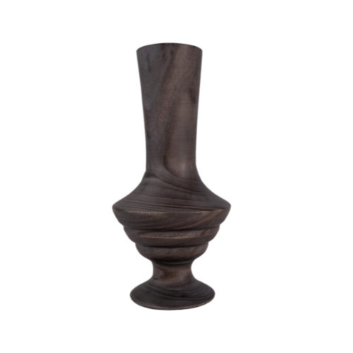 WOODEN DECORATIVE VASE