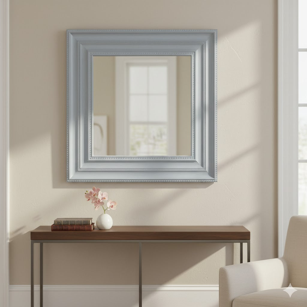 MIRROR SQUARE STONE GRY