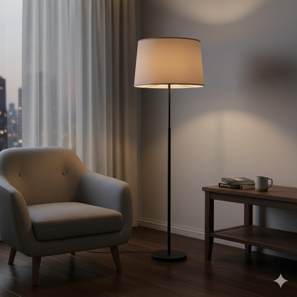 FLOOR LAMP MATT BLACK
