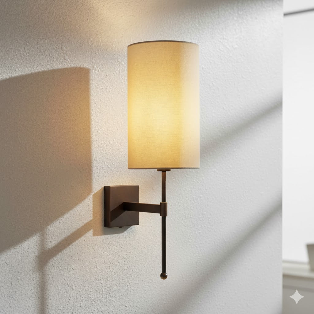 WALL LAMP BRUSHED BRONZE