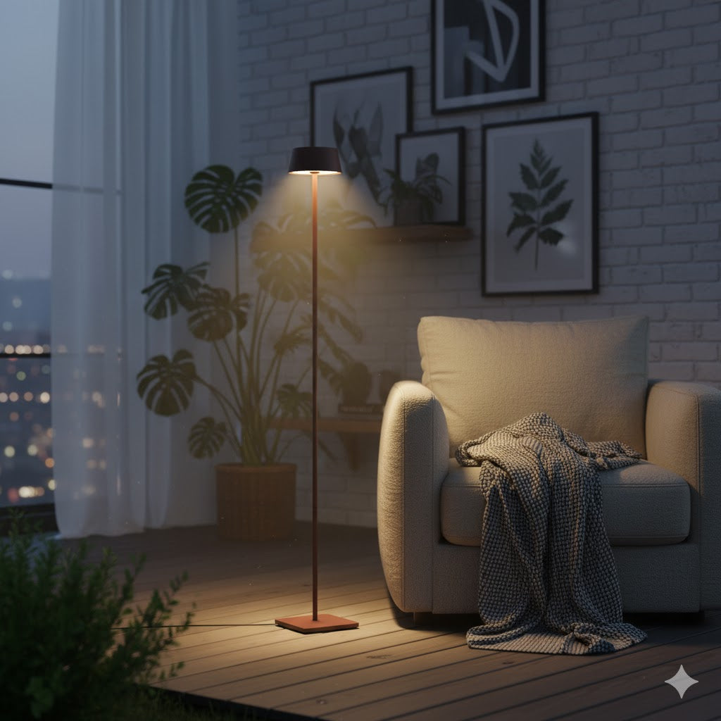 PURE PT COFFEE FLOOR LAMP